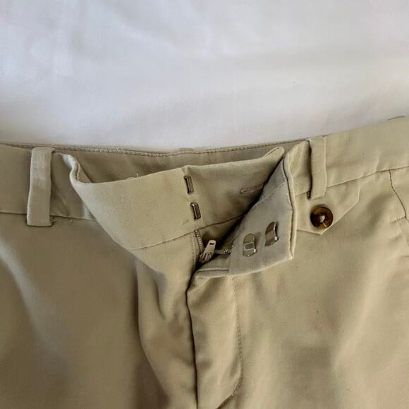 Dockers women's Size 8 34x20 capri Khaki cream beige  stretch - Picture 7 of 14